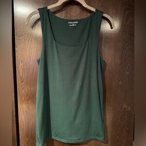 Maurice’s Square Neck Forest Green Top